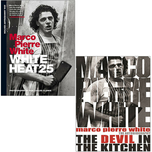 Marco Pierre White 2 Books Collection Set (White Heat 25, Devil in the kitchen) - The Book Bundle