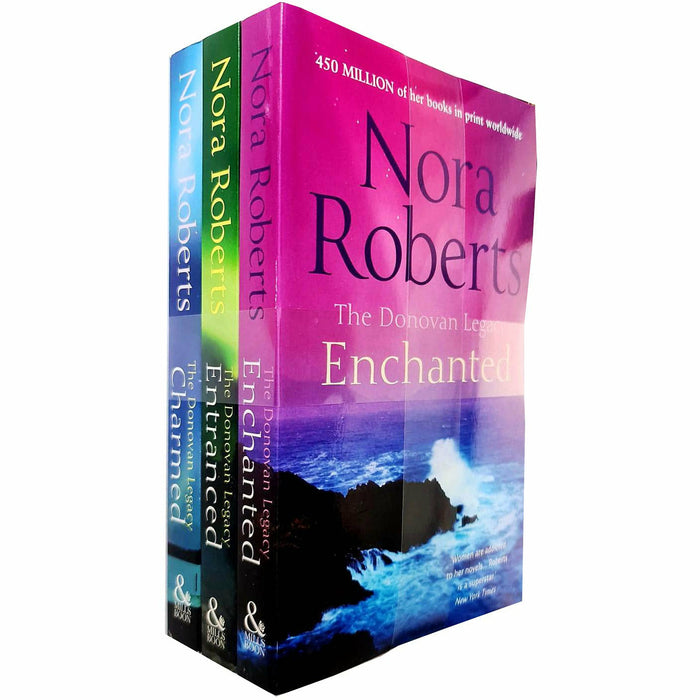 Donovan Legacy Series 3 Books Collection Set By Nora Roberts (Entranced, Charmed, Enchanted) - The Book Bundle
