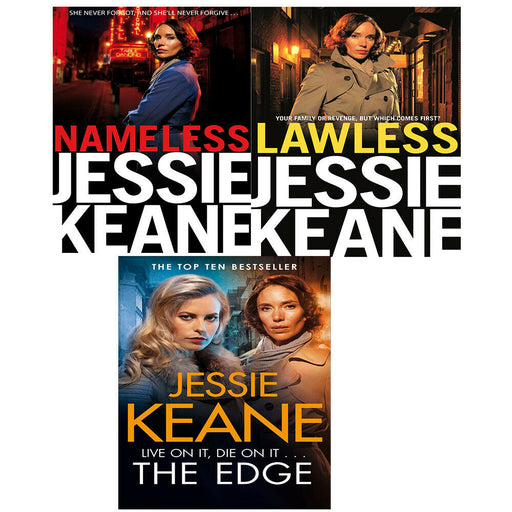 Ruby Darke Series 3 Books Collection Set by Jessie Keane Nameless, Lawless, Edge - The Book Bundle