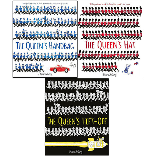 Steve Antony Queen Collection 3 Books Set (Queen's Handbag, Hat, Lift-Off ) - The Book Bundle