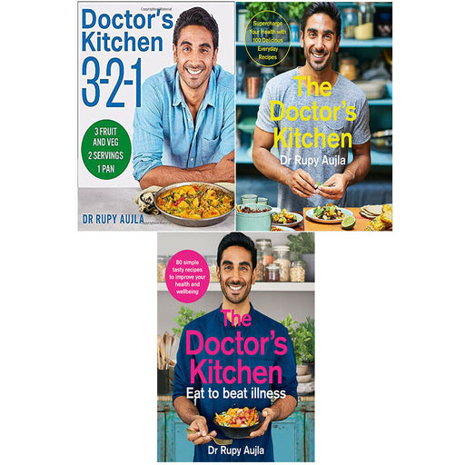 Doctor’s Kitchen 3 Books Collection Set Paperback By Dr Rupy Aujla - The Book Bundle