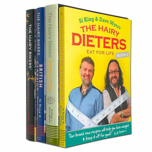 Hairy Bikers 4 Recipe Books Collection Set Paperback NEW - The Book Bundle