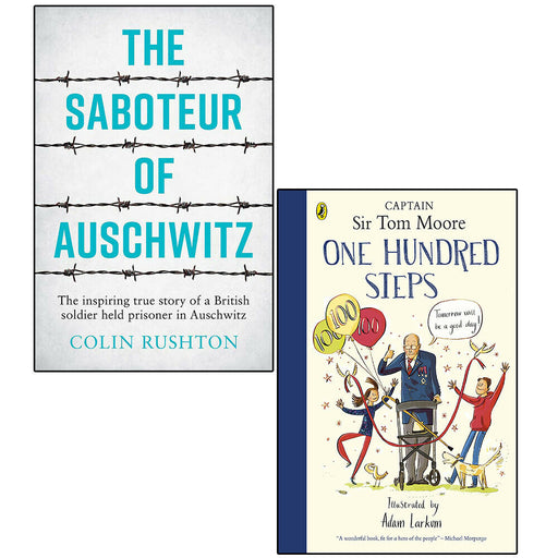 The Saboteur of Auschwitz & One Hundred Steps 2 Books Collection Set - The Book Bundle