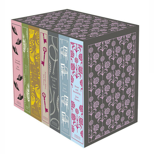 The Complete Works Classics Series 7 Books Boxed Set by Jane Austen (Emma, Love and Freindship, Mansfield Park, Northanger Abbey) - The Book Bundle