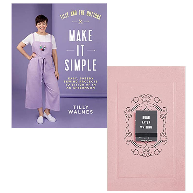 Tilly and the Buttons & Burn After Writing: TIK TOK MADE ME BUY IT! 2 Books Set - The Book Bundle