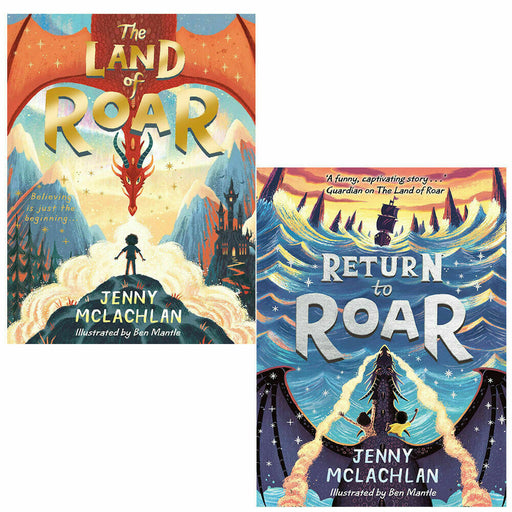 The Land of Roar series Jenny McLachlan 2 Books Collection Set - The Book Bundle