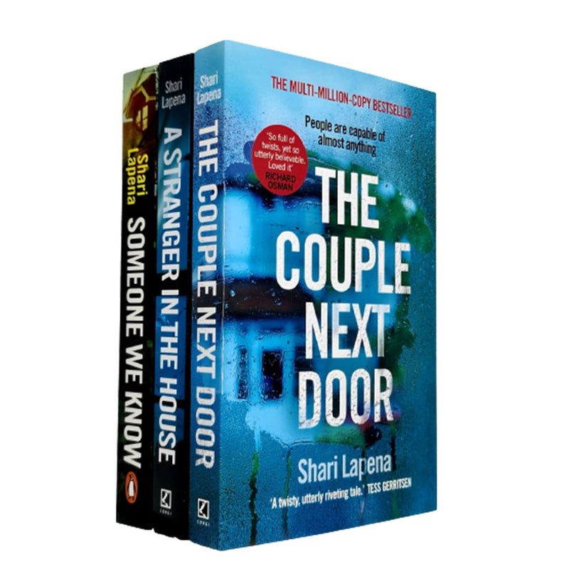 Shari Lapena 3 Books Collection Set (Couple Next Door, A Stranger in the House) - The Book Bundle