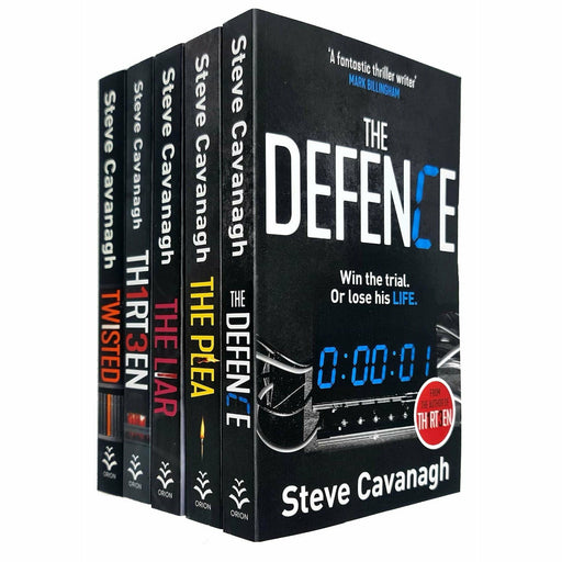 Eddie Flynn Series 5 Books Collection Set (Twisted ,Thirteen, The Defence, The Plea, The Liar) - The Book Bundle