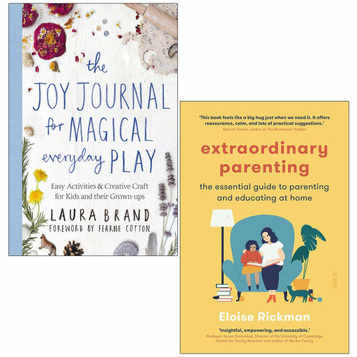 Joy Journal for Magical Everyday Play ,Extraordinary Parenting 2 Books Collection Set By  Laura Brand - The Book Bundle