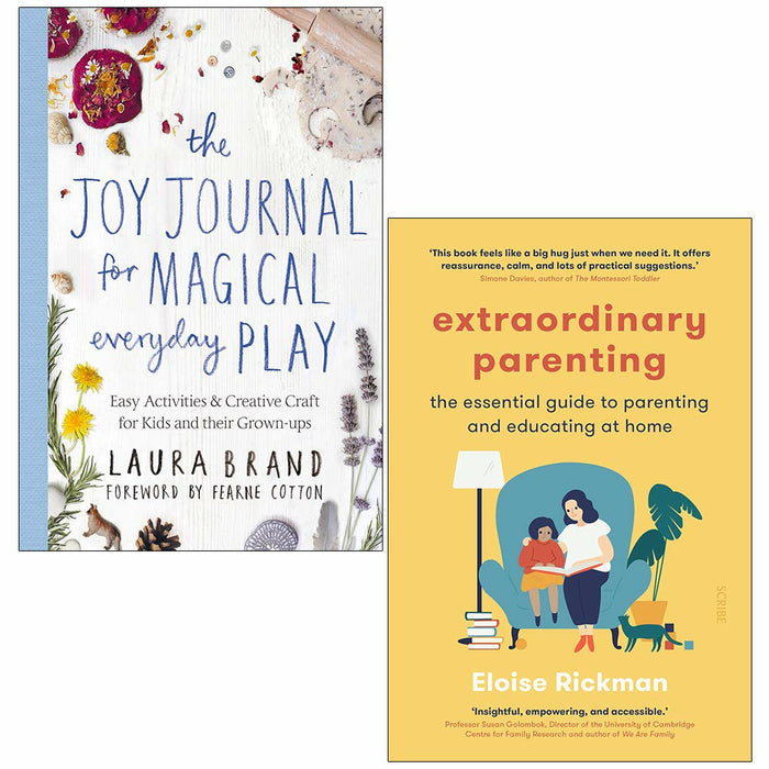 Joy Journal for Magical Everyday Play ,Extraordinary Parenting 2 Books Collection Set By  Laura Brand - The Book Bundle