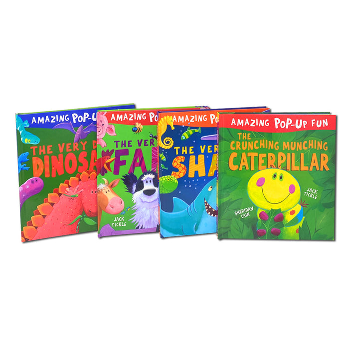 My Very First Peekaboo Pop-Up Book Collection 4 Books Box Set (Very Dizzy Dinosaur, Very Funny Farm) - The Book Bundle