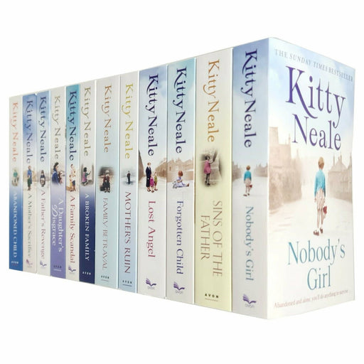 Kitty Neale Collection 12 Books Set A Broken Family, Mother’s Ruin, Nobodys Girl - The Book Bundle