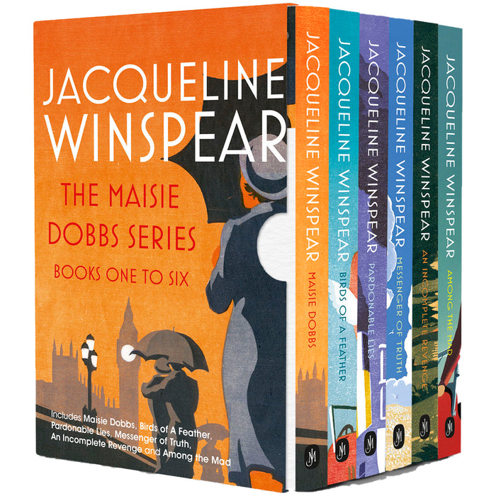 Maisie Dobbs Mystery Series Books 1 - 6 Collection Box Set by Jacqueline Winspear (Maisie Dobbs, Birds of a Feather & MORE!) - The Book Bundle