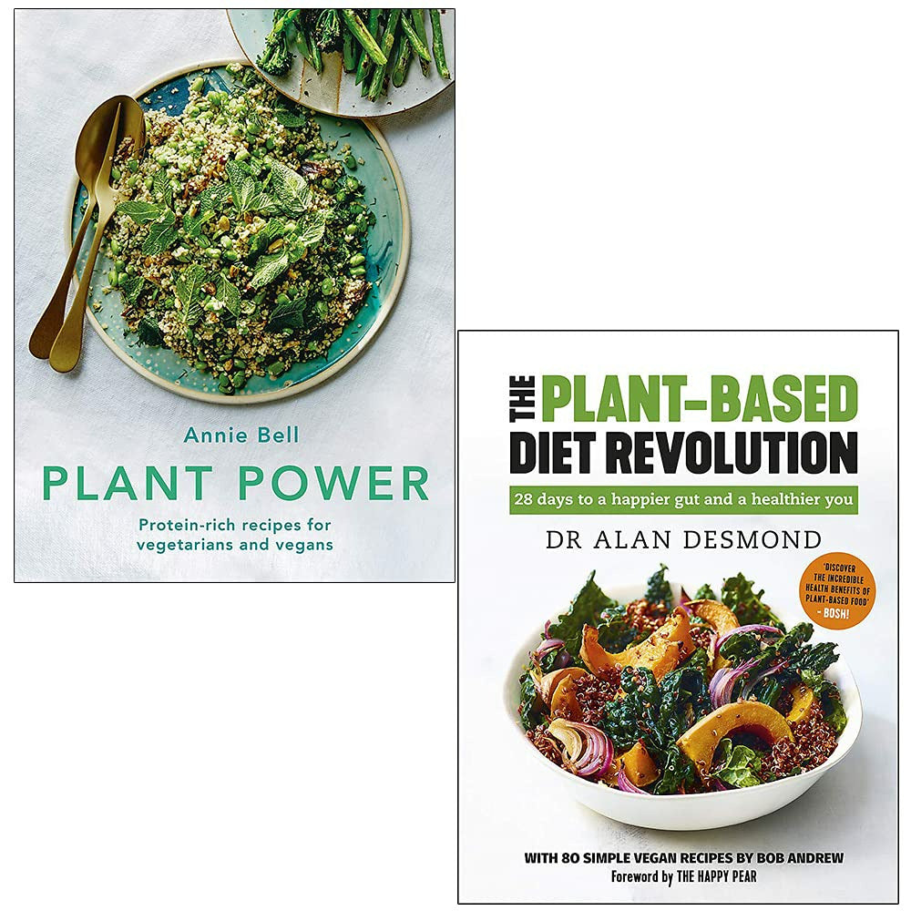 Plant Power ,The Plant-Based Diet Revolution By Dr Alan Desmond 2 Book —  The Book Bundle