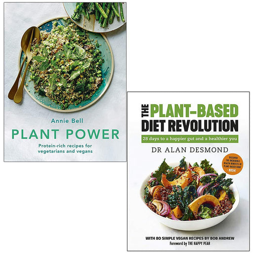 Plant Power ,The Plant-Based Diet Revolution By Dr Alan Desmond 2 Books Collection Set By  Annie Bell - The Book Bundle
