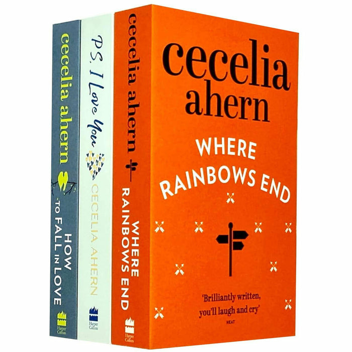 Cecelia Ahern Collection 3 Books Set (PS I Love You, Where Rainbows End, How to Fall in Love) - The Book Bundle