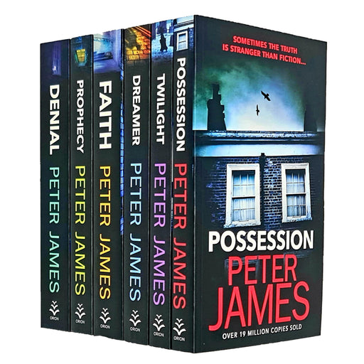 Peter James 6 Books Collection Set(Possession,Twilight,Dreamer,Prophecy,Faith,Denial) - The Book Bundle