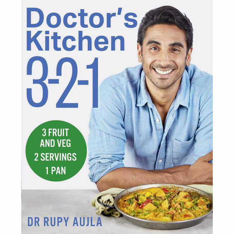The Doctor’s Kitchen  Series By Dr Rupy Aujla 3 Books Collection Set (Doctor’s Kitchen 3-2-1, Supercharge your , Eat to Beat Illness) - The Book Bundle