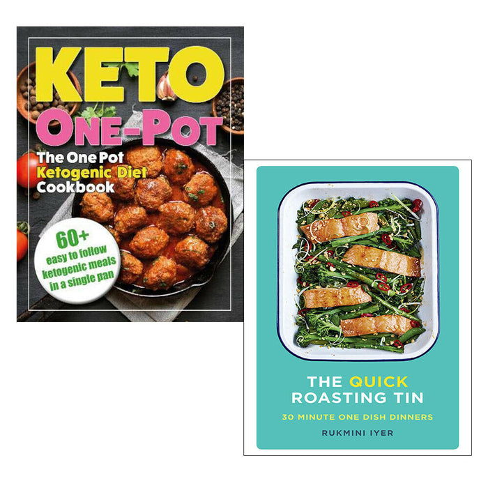 The Quick Roasting Tin  & One Pot Ketogenic Diet Cookbook 2 Books Collection Set - The Book Bundle
