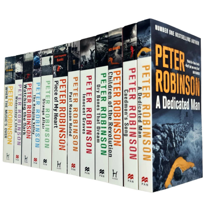 Peter Robinson 12 Books Collection Set (Man, Dream, Graves, hated, Heart, Strange) - The Book Bundle