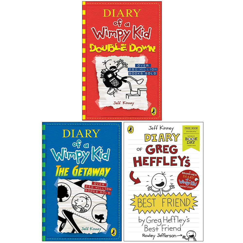 Book　and　Jeff　The　a　Day　Book　Kinney　Wimpy　Books　By　Book　Kid　Collection　11-12　Set　World　Bundle　Diary　of