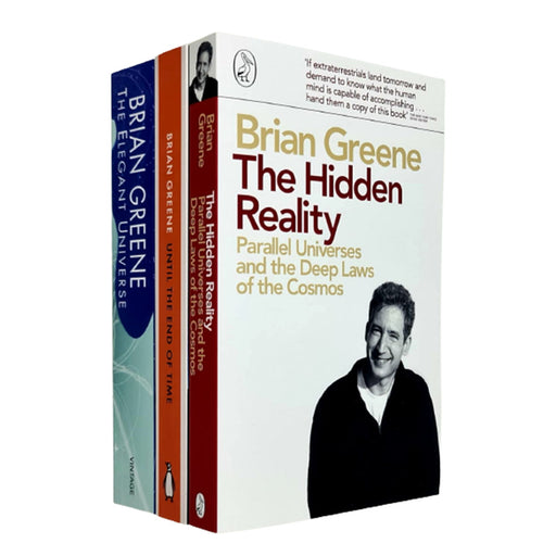 Brian Greene 3 Books Set (Hidden Reality, Elegant Universe, Until the End of Time) - The Book Bundle