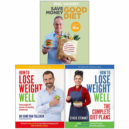 Save Money Good Diet, How to Lose Weight Well, The Complete Diet Plans 3 Books Collection Set By  Phil Vickery - The Book Bundle