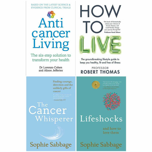 Anticancer Living,How to Live,Cancer Whisperer,Lifeshocks 4 Books Collection - The Book Bundle