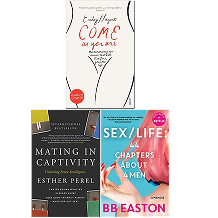 Come as You Are, Mating in Captivity, SEX/LIFE 44 Chapters About 4 Men 3 Books Collection Set - The Book Bundle
