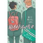 Set of four Heartstopper series volumes 1-4 by Alice Oseman, Hodder books collection featuring colorful cover art.