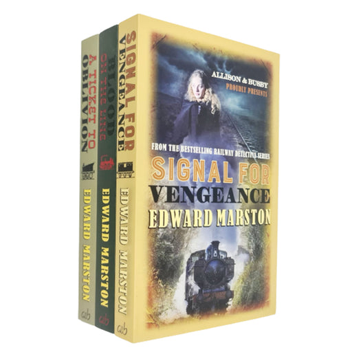 Edward Marston Railway Detective Series 3 Books Collection Set - The Book Bundle