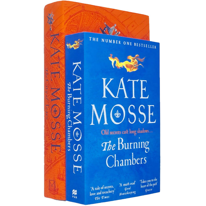 Burning Chambers Series 2 Books Collection Set by Kate Mosse Pack City of Tears - The Book Bundle
