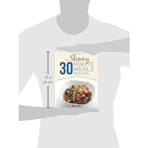 Cooknation The Skinny 30 Minute Meals recipe book by Bell & MacKenzie Publishing, featuring easy, quick recipes in a paperback format.