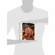Paperback cookbook featuring classic 1000 slow cooker recipes by Sue Spliter, with vibrant cover and recipe illustrations.