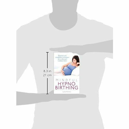 Paperback book titled "Mindful Hypnobirthing" by Sophie Fletcher, featuring a calming cover design on a white background.