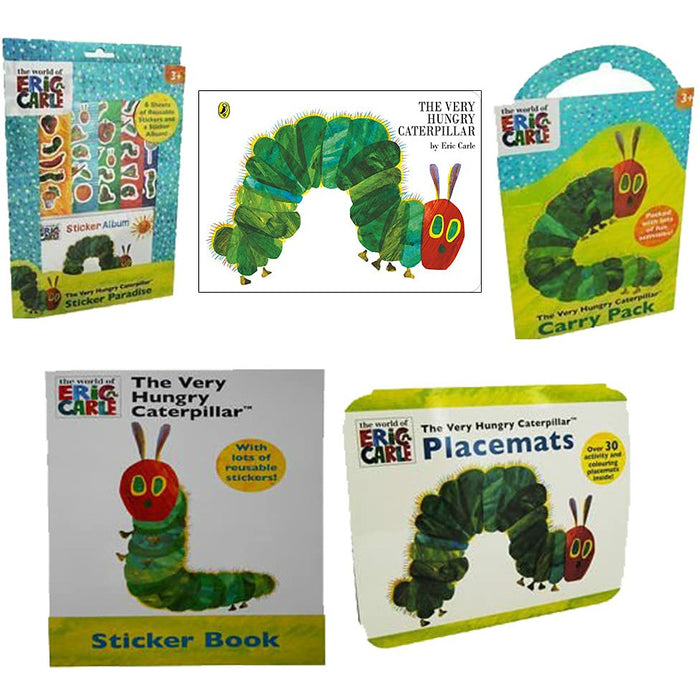 Very Hungry Caterpillar 5 Books Collection Set By Eric Carle Paperback NEW - The Book Bundle