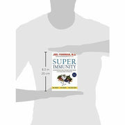 Cover of "Super Immunity: The Essential Nutrition Guide" paperback by Dr. Joel Fuhrman, featuring vibrant health-themed design.