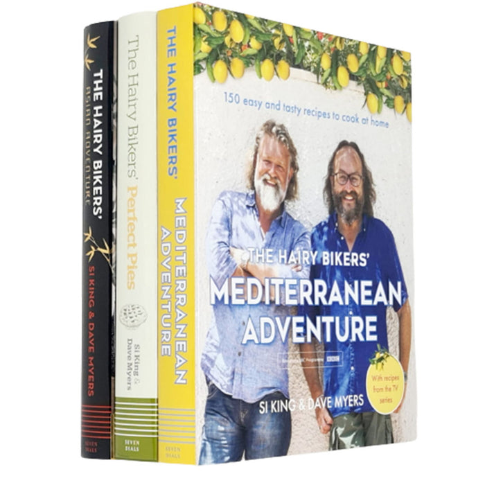 The Hairy Bikers Collection 3 Books Set (MediterraneanPerfect Pies,Asian) - The Book Bundle