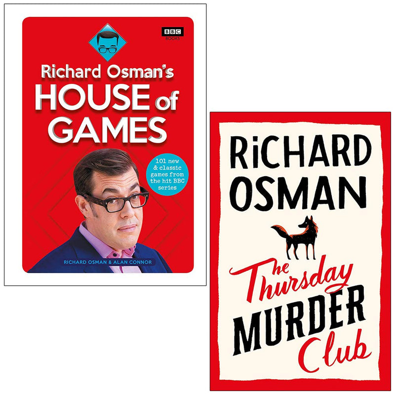 Richard Osman's House of Games & The Thursday Murder Club By Richard Osman 2 Books Collection Set - The Book Bundle
