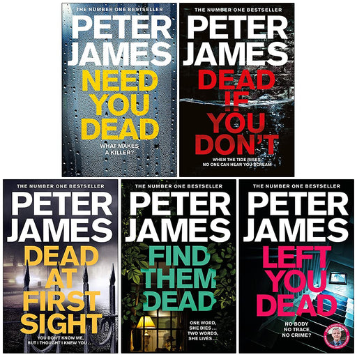 Roy Grace Series 13-17 Collection 5 Books Set By Peter James (Need You Dead) - The Book Bundle