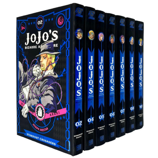 Jojo's Bizarre Adventure Part 3 Stardust Crusaders Collection 2,4,5,6,7,9,10 7 Books Set - The Book Bundle