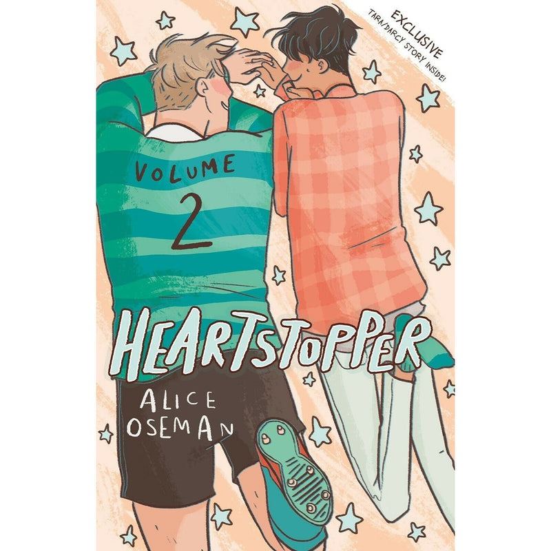 Set of four Heartstopper series graphic novels by Alice Oseman, featuring colorful cover art from the Hodder collection.