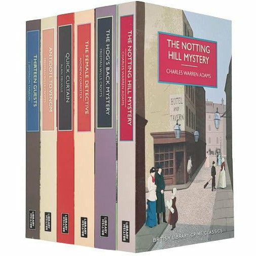 British Library Crime Classics Series 3 : 6 Books Collection Set - The Book Bundle