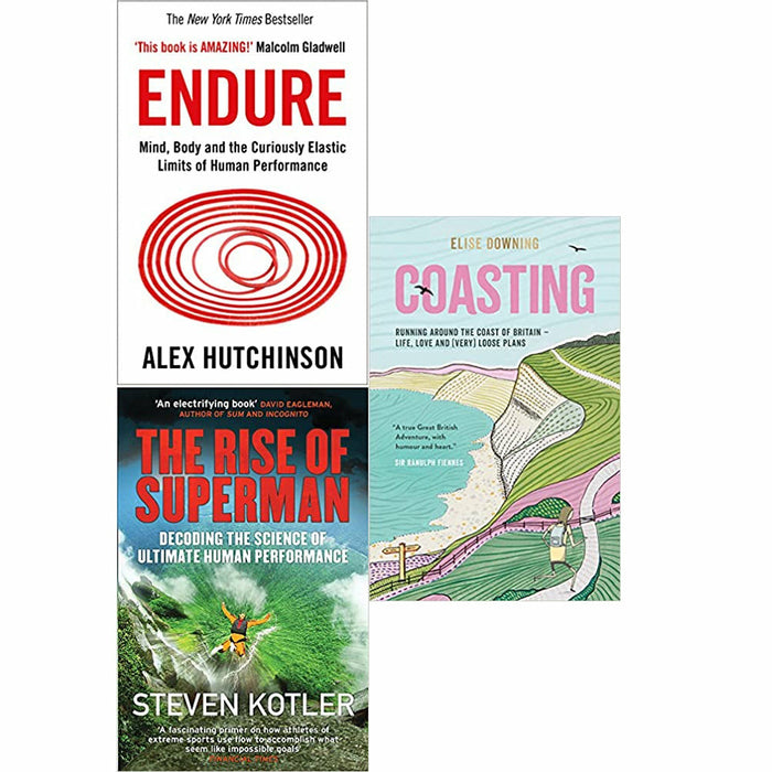 Endure: Mind, Body, The Rise of Superman, Coasting 3 Books Set - The Book Bundle