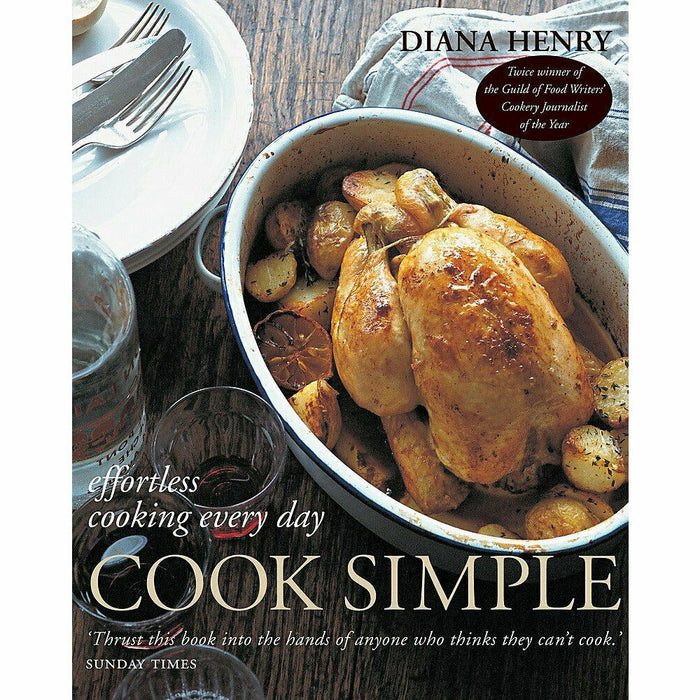 Diana Henry 2 Books Collection Set From the (Oven to the Table, Cook Simple) - The Book Bundle