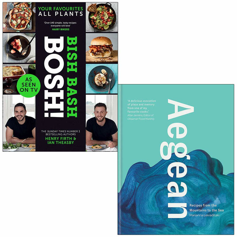 BISH BASH BOSH ,Aegean Marianna Leivaditaki 2 Books Collection Set By Ian Theasby Henry Firth - The Book Bundle