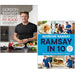Gordon Ramsay 2 Books Collection Set (Ultimate Fit Food, Ramsay in 10 Delicious Recipes Made in a Flash) - The Book Bundle