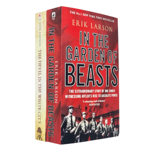 Erik Larson 2 books Collection Set(In The Garden of Beasts,The Devil In The) NEW - The Book Bundle