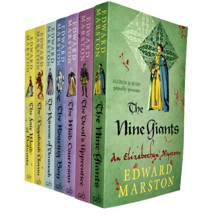 Edward Marston Nicholas Bracewell Mysteries 7 Books Collection Set Nine Giants - The Book Bundle