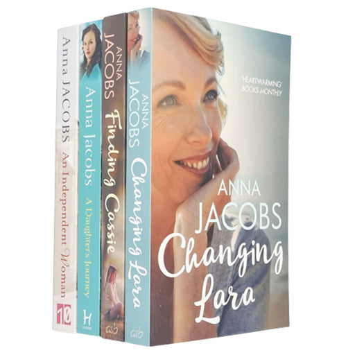 Anna Jacobs 4 Books Set (Changing Lara,Finding Cassie,Dagugtehr's Journey,Woman) - The Book Bundle